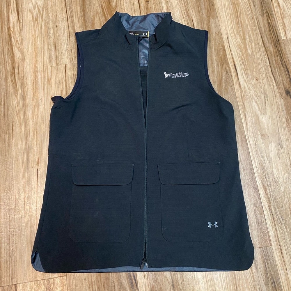 UNDER ARMOUR NWT Storm2 Golf Vest Black Women's Size Large ‘Liberty Mutual’